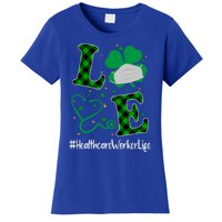 Love Stethoscope Healthcare Worker Life Shamrock Gift Women's T-Shirt