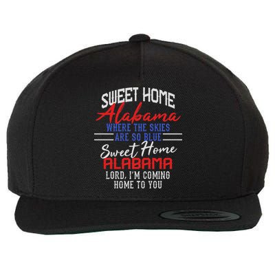 Lyriclyfe Sweet Home Alabama Wool Snapback Cap