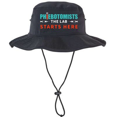 Lab Starts Here Phlebotomist Apparel Phlebotomy Novelty Legacy Cool Fit Booney Bucket Hat