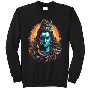 Lord Shiva Hindu God Mahadeva Trident Hinduism Devotee Sweatshirt