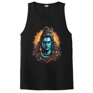 Lord Shiva Hindu God Mahadeva Trident Hinduism Devotee PosiCharge Competitor Tank