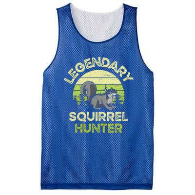 Legendary Squirrel Hunter Gift Mesh Reversible Basketball Jersey Tank