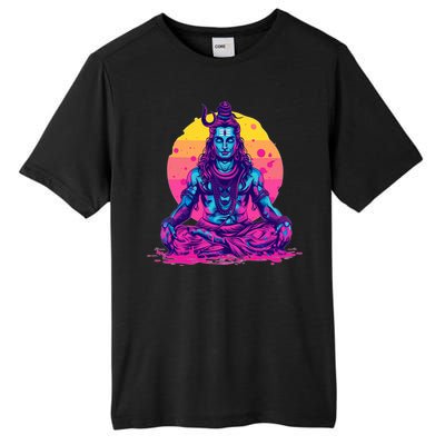 Lord Shiva Hindu God Worshipping Great Gift Tall Fusion ChromaSoft Performance T-Shirt