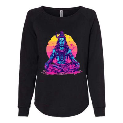 Lord Shiva Hindu God Worshipping Great Gift Womens California Wash Sweatshirt