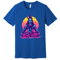 Lord Shiva Hindu God Worshipping Great Gift Premium T-Shirt