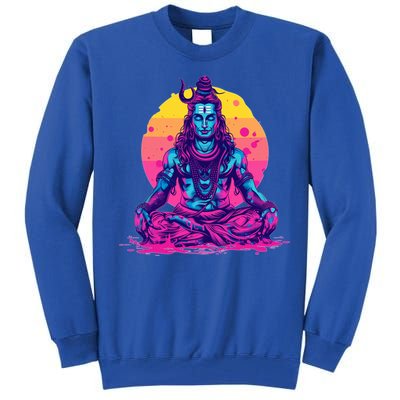 Lord Shiva Hindu God Worshipping Great Gift Tall Sweatshirt