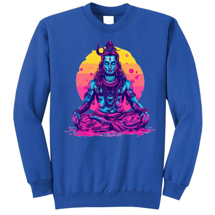 Lord Shiva Hindu God Worshipping Great Gift Tall Sweatshirt