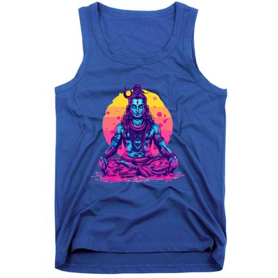 Lord Shiva Hindu God Worshipping Great Gift Tank Top