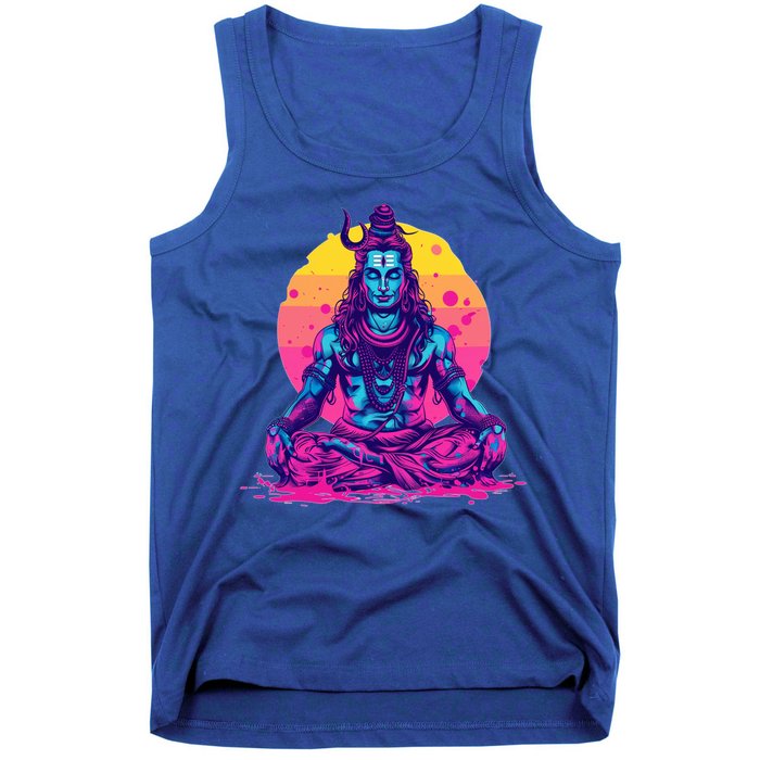 Lord Shiva Hindu God Worshipping Great Gift Tank Top