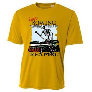 Love Sowing Hate Reaping Skeleton Cooling Performance Crew T-Shirt