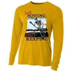 Love Sowing Hate Reaping Skeleton Cooling Performance Long Sleeve Crew