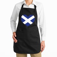 Ladies Scotland Heart Flag Scotland Apron