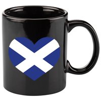 Ladies Scotland Heart Flag Scotland 11oz C Handle Ceramic Mug