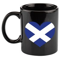 Ladies Scotland Heart Flag Scotland 11oz C Handle Ceramic Mug