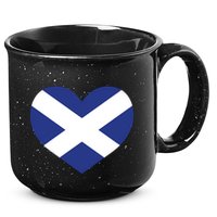 Ladies Scotland Heart Flag Scotland 15oz Campfire Ceramic Mug