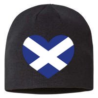 Ladies Scotland Heart Flag Scotland Sustainable Beanie