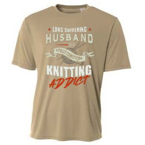 Long Suffering Husband Of A Fully Committed Knitter Cooling Performance Crew T-Shirt