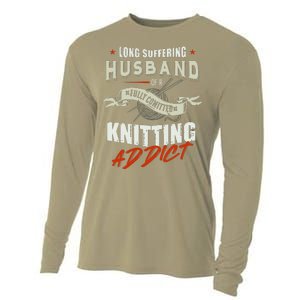 Long Suffering Husband Of A Fully Committed Knitter Cooling Performance Long Sleeve Crew