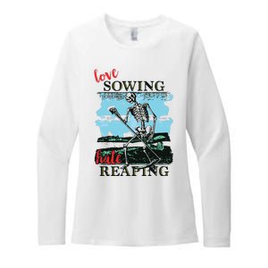 Love Sowing Hate Reaping Womens CVC Long Sleeve Shirt