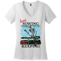 Love Sowing Hate Reaping Women's V-Neck T-Shirt