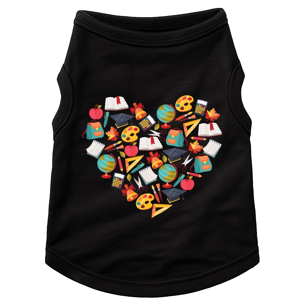 Love School Heart Doggie Tank