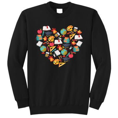 Love School Heart Sweatshirt