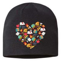 Love School Heart Sustainable Beanie