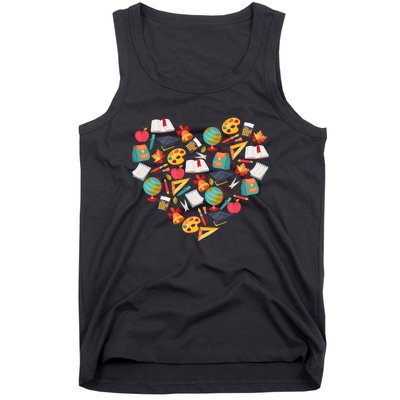 Love School Heart Tank Top