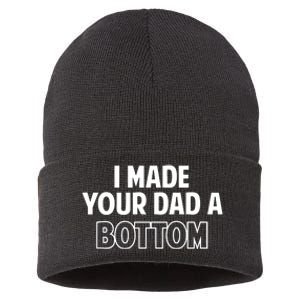 Limited SpencerS I Made Your Dad A Bottom Sustainable Knit Beanie