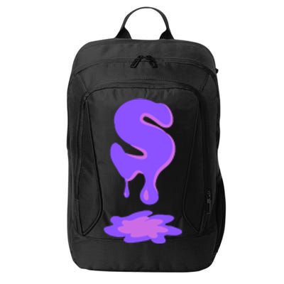 Letter S In Purple City Backpack