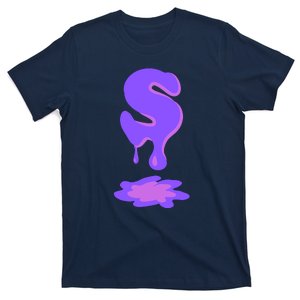 Letter S In Purple T-Shirt