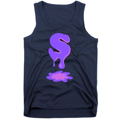 Letter S In Purple Tank Top