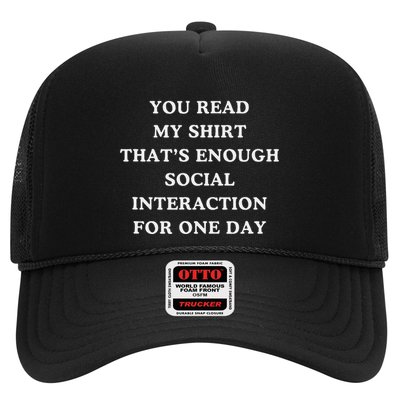 Limiting Social Interaction Today Trucker Hat