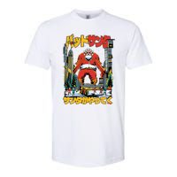 Laser Santa Is Coming To Y'all Anime Kaiju Christmas Time Softstyle CVC T-Shirt