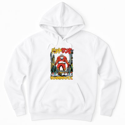 Laser Santa Is Coming To Y'all Anime Kaiju Christmas Time Hoodie