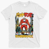 Laser Santa Is Coming To Y'all Anime Kaiju Christmas Time T-Shirt