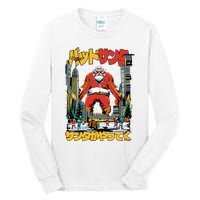 Laser Santa Is Coming To Y'all Anime Kaiju Christmas Time Tall Long Sleeve T-Shirt