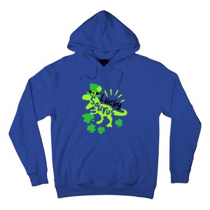 Lucky Saurus Irish T Rex Dinosaur Clover St.Patrick's Day Hoodie