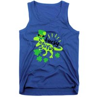 Lucky Saurus Irish T Rex Dinosaur Clover St.Patrick's Day Tank Top