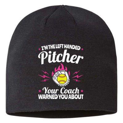 Lefty Southpaw IM The Left Handed Softball Pitcher Sustainable Beanie