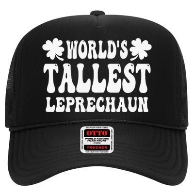 Leprechaun Saint Irish Pats St. Patrick's Day High Crown Mesh Back Trucker Hat