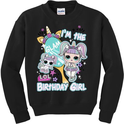 LOL Surprise I'm The Glam Birthday Girl Kids Sweatshirt