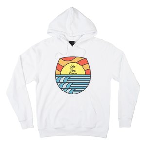 Lake Sara Illinois IL Sunset Vacation Souvenir Hoodie