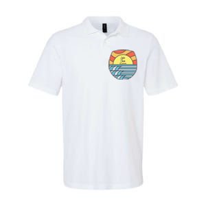 Lake Sara Illinois IL Sunset Vacation Souvenir Softstyle Adult Sport Polo