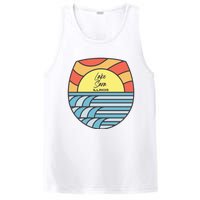 Lake Sara Illinois IL Sunset Vacation Souvenir PosiCharge Competitor Tank