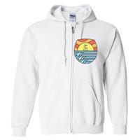 Lake Sara Illinois IL Sunset Vacation Souvenir Full Zip Hoodie