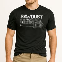 Lumberjack Sawdust Is Man Glitter Chainsaw Funny Cooling Performance Crew T-Shirt