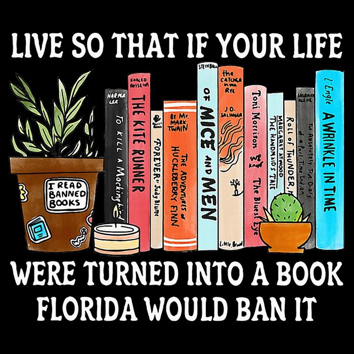 Live So If Your Life Was A Book Florida Would Ban It Flat Bill Trucker Hat