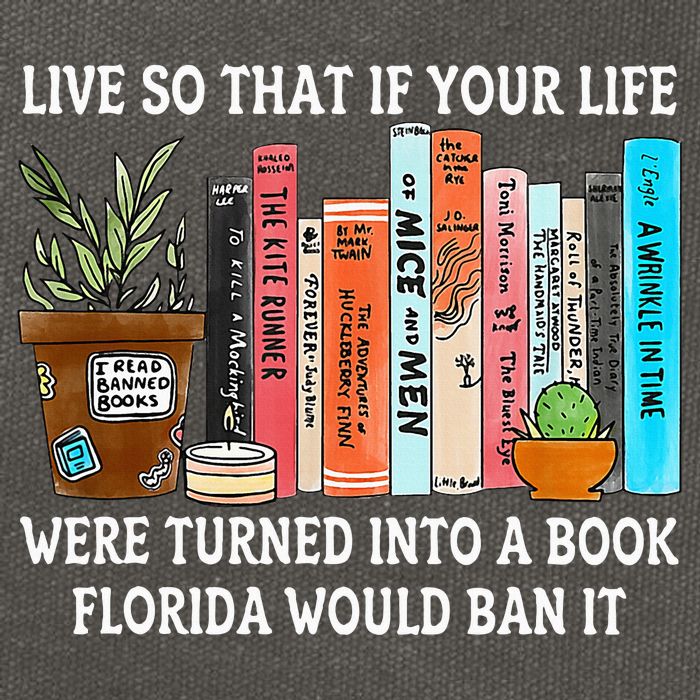 Live So If Your Life Was A Book Florida Would Ban It Cotton Canvas Backpack