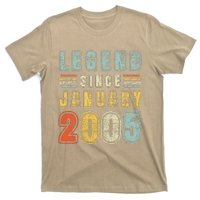 Legend Since January 2005 18 Years Old Vintage 18th Birthday T-Shirt